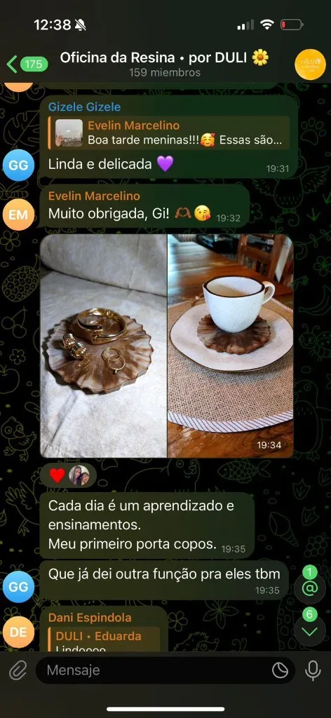 Peça de resina